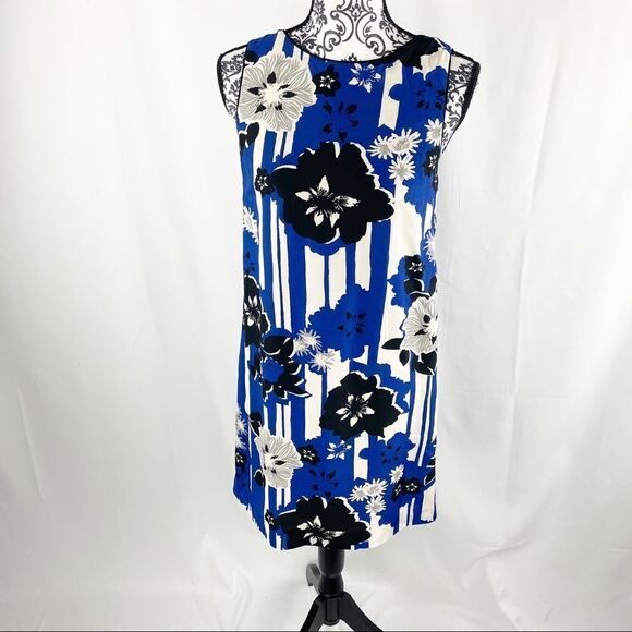 Anthropologie Maeve Canna Silk Shift Midi Dress - Picture 2 of 9